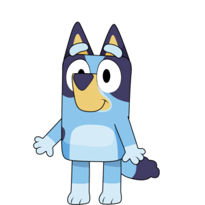 Bluey Shimeji avatar cute sticker - first frame shime1.png - Bluey character