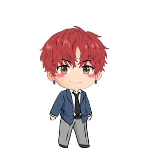 Jin Enjoji Shimeji avatar cute sticker - first frame shime1.png - Dandadan character
